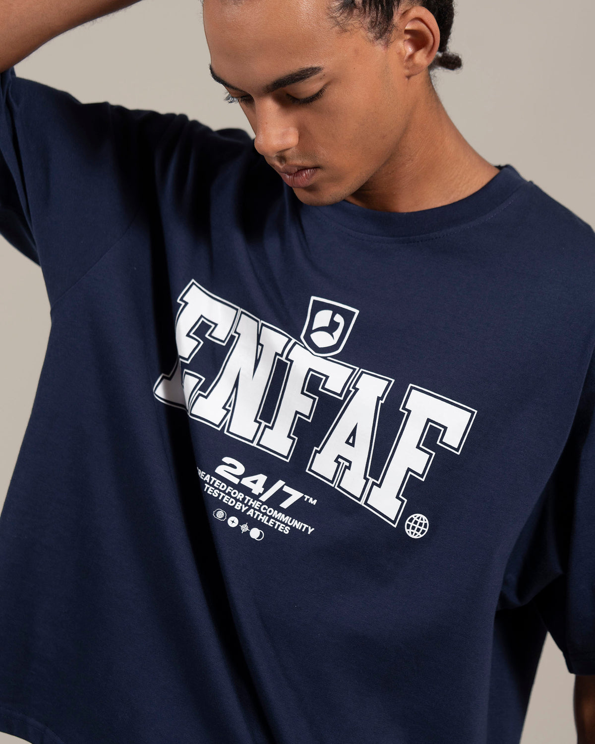 Coach Camiseta oversize gym navy