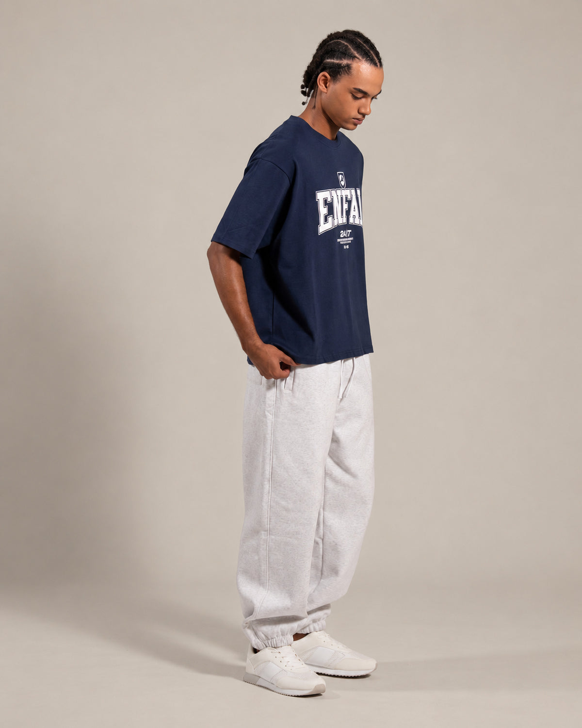 Coach Camiseta oversize gym navy