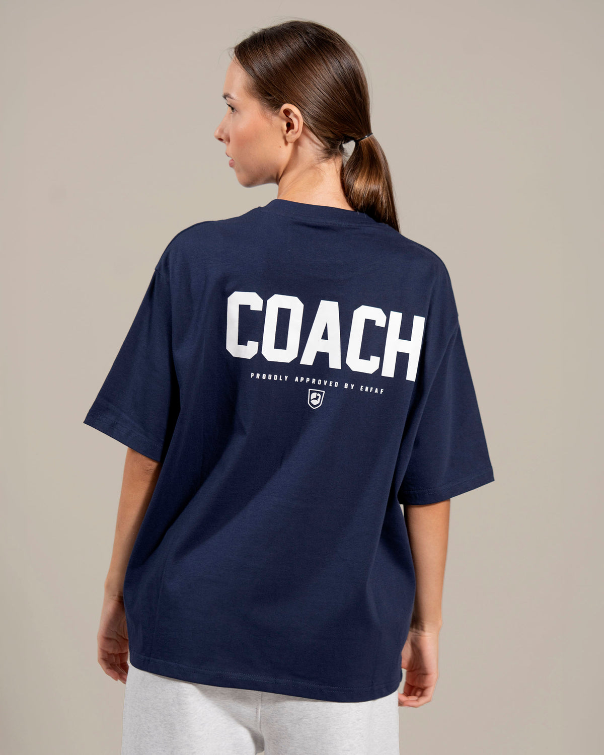 Coach Camiseta oversize gym navy