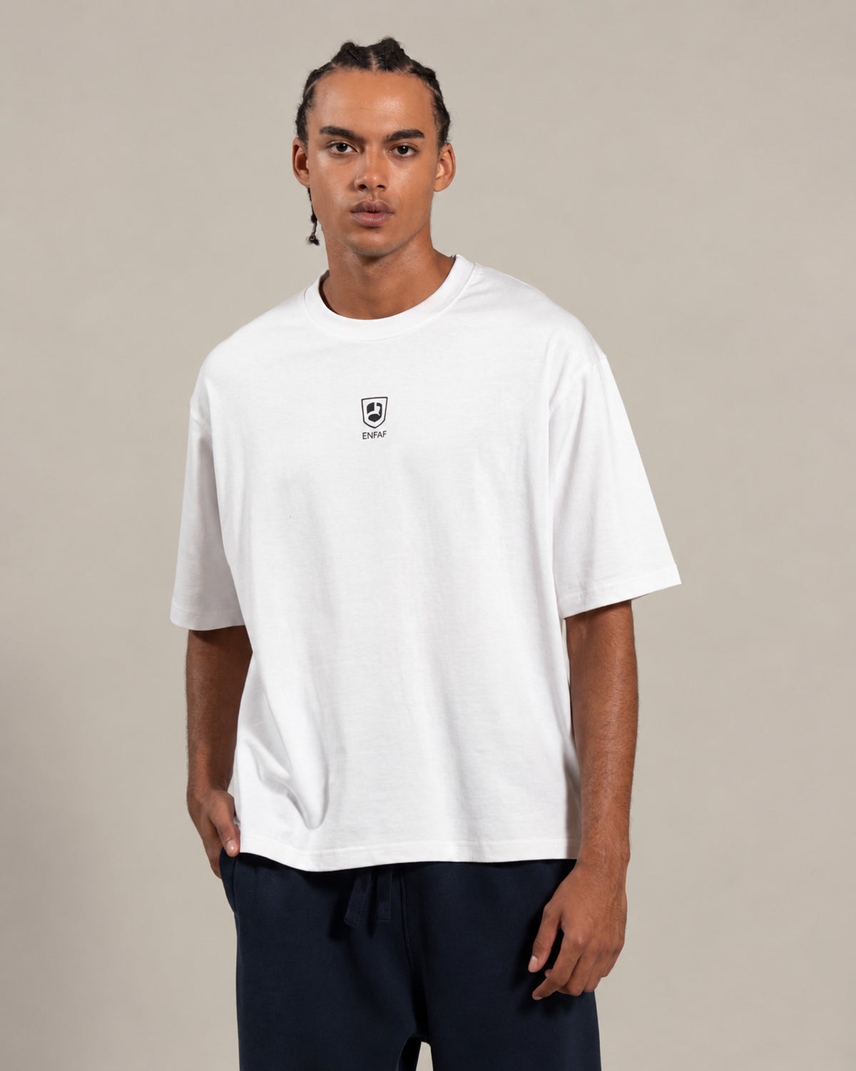 Collective Camiseta oversize gym blanca