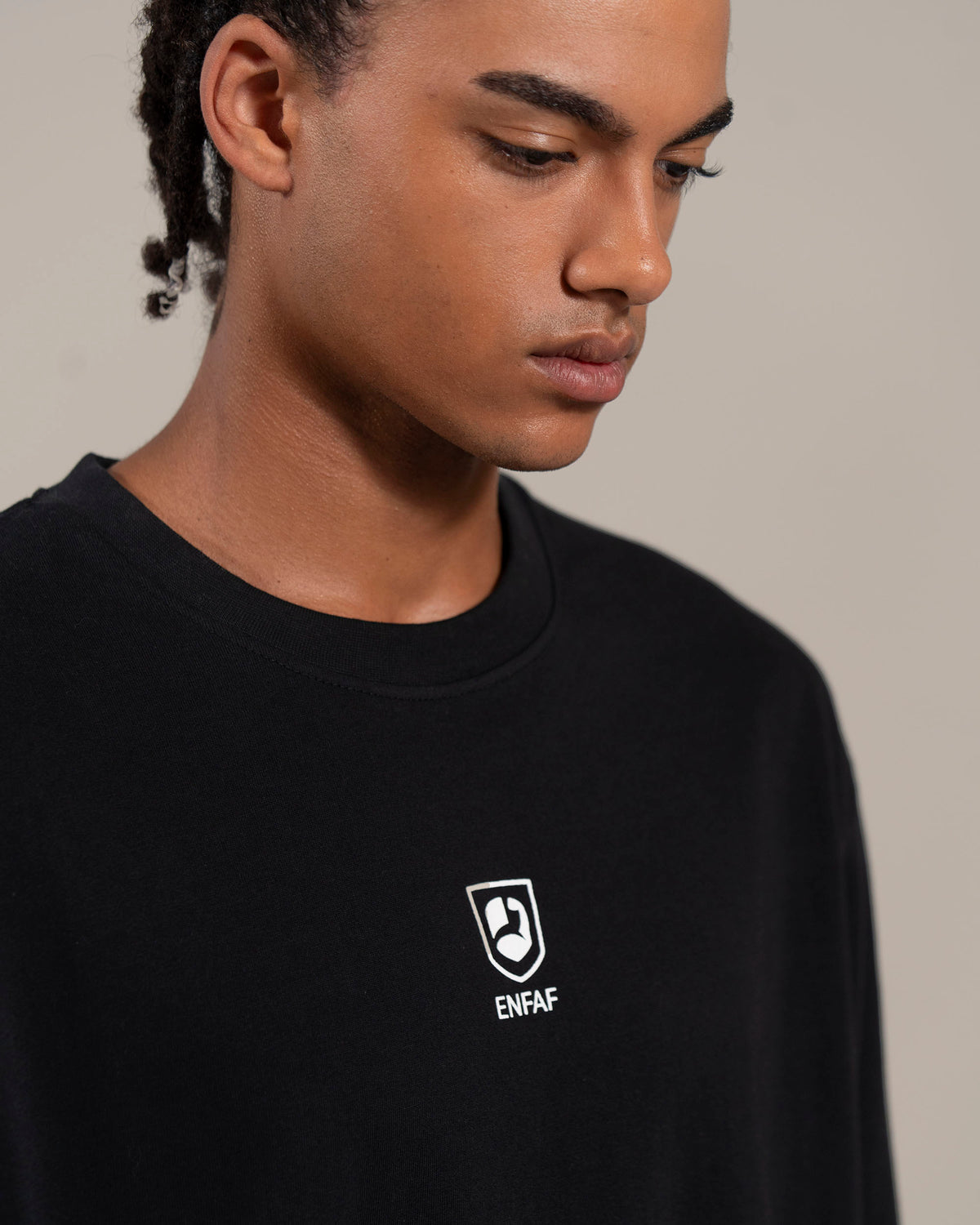 No Rest Days Camiseta oversize gym negra