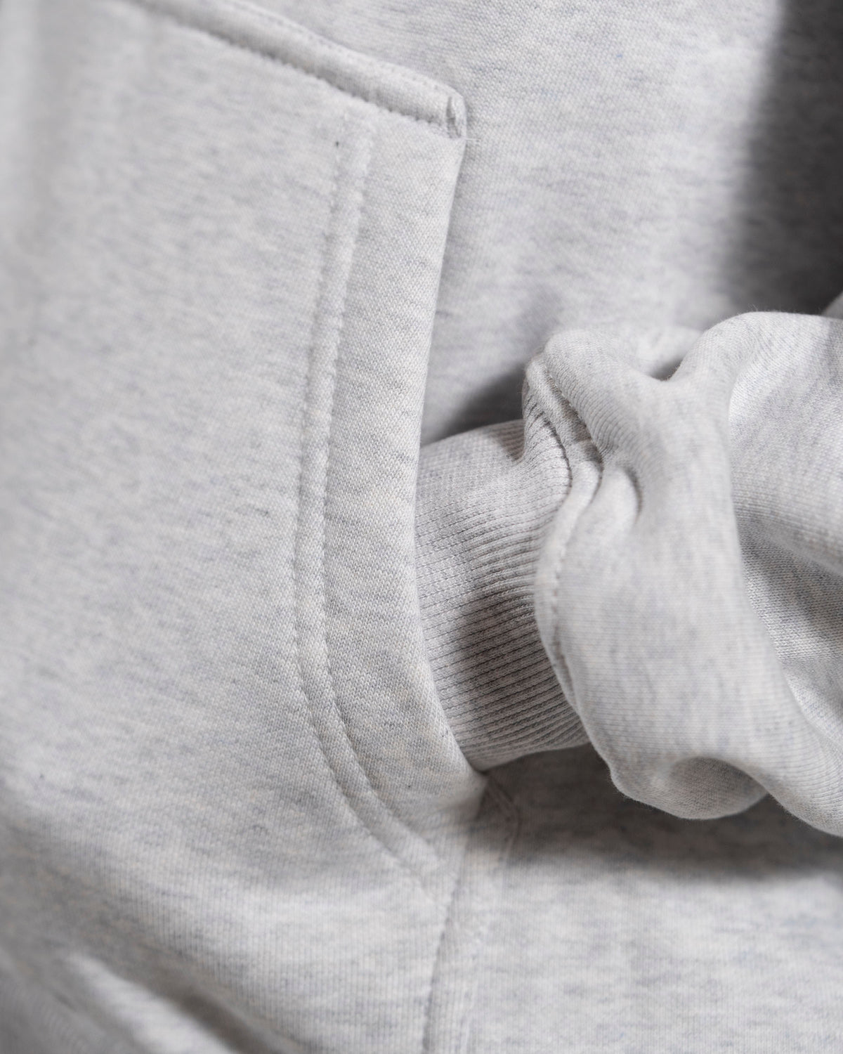 ENFAF Club™ Hoodie oversize algodón premium gris vigoré