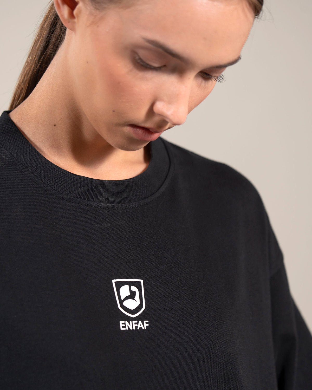No Rest Days Camiseta oversize gym negra