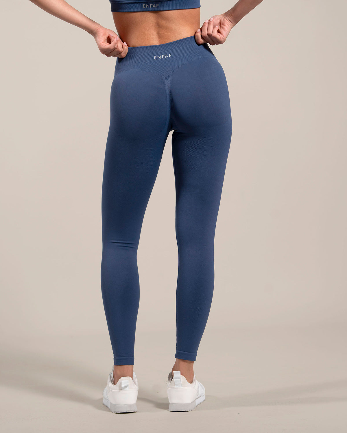 Shape-Lift™ Leggings gym mujer azul grisáceo