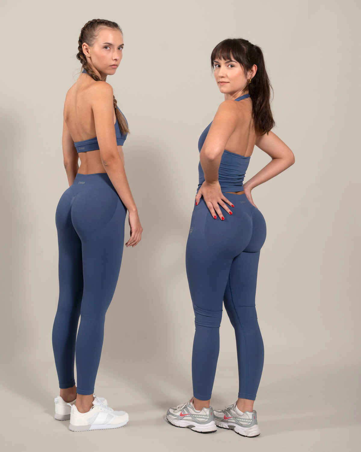 Shape-Lift™ Leggings gym mujer azul grisáceo