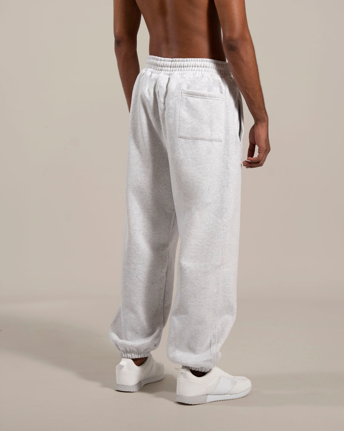 ENFAF Club™  Jogger oversize algodón premium gris vigoré