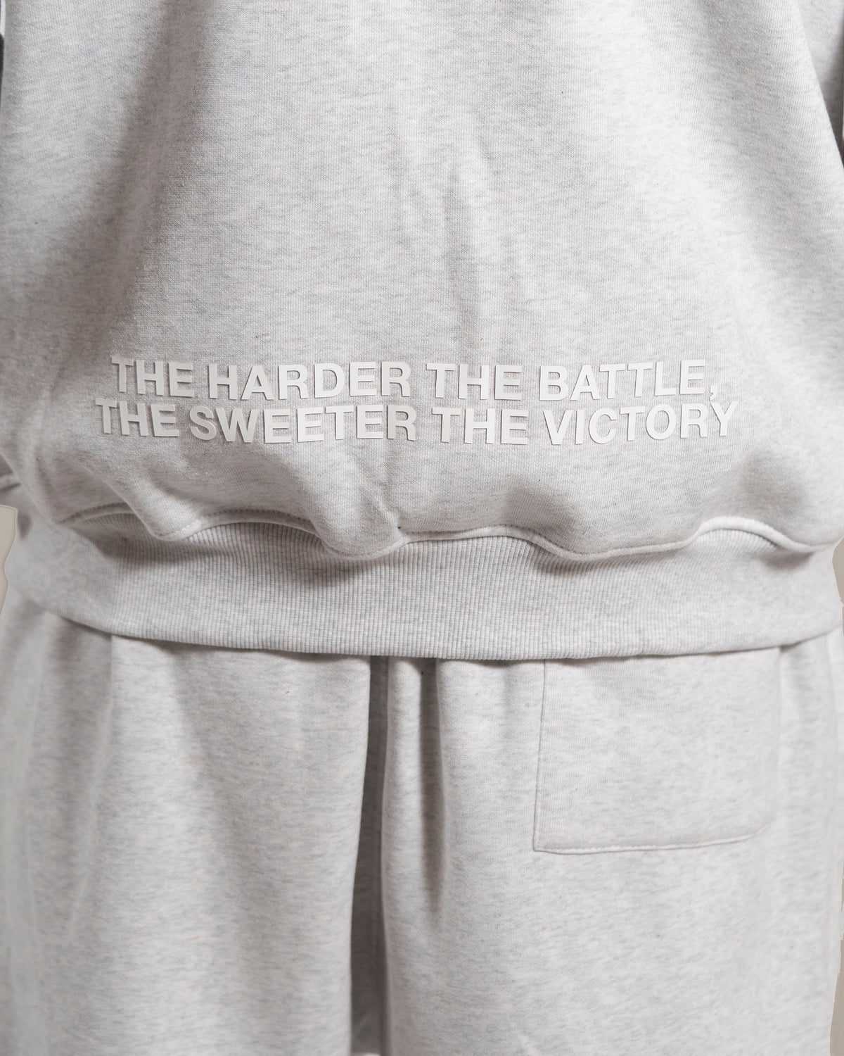 ENFAF Club™ Hoodie oversize algodón premium gris vigoré